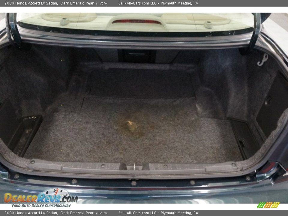 2000 Honda Accord LX Sedan Dark Emerald Pearl / Ivory Photo #25