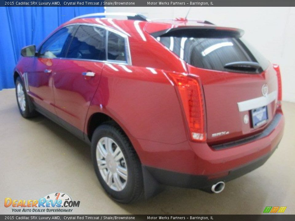 2015 Cadillac SRX Luxury AWD Crystal Red Tintcoat / Shale/Brownstone Photo #6