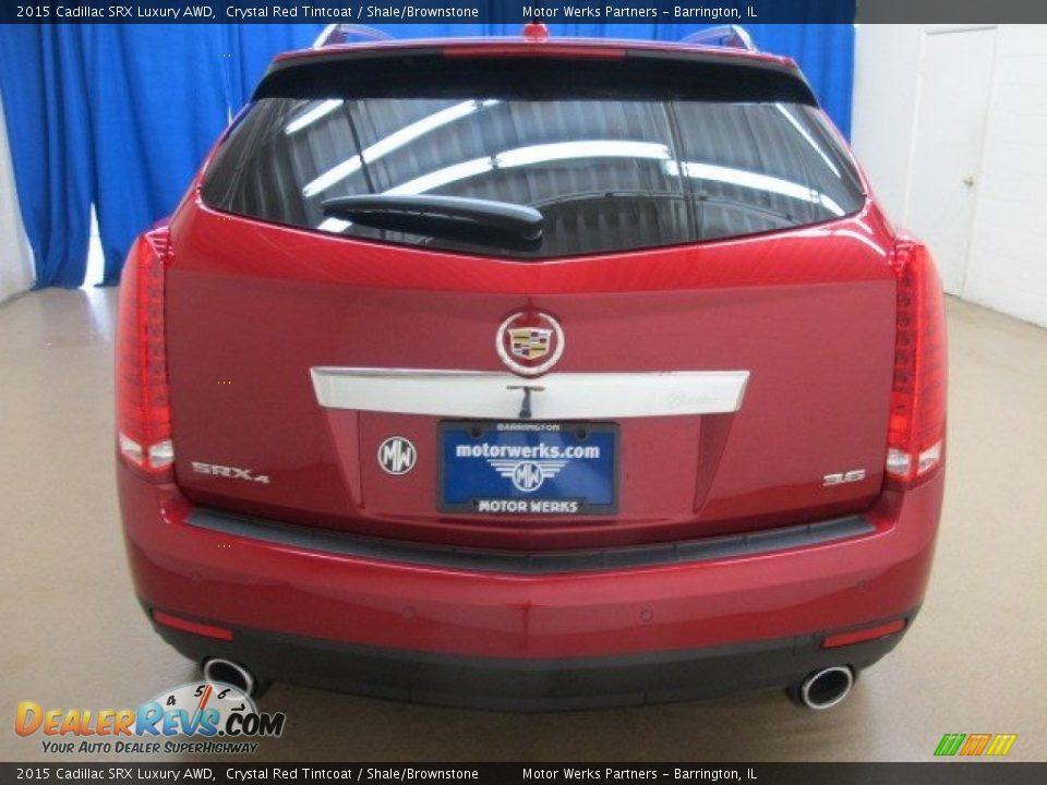 2015 Cadillac SRX Luxury AWD Crystal Red Tintcoat / Shale/Brownstone Photo #7