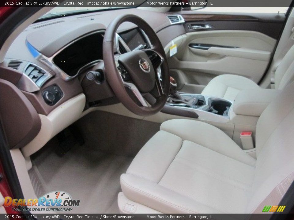 Shale/Brownstone Interior - 2015 Cadillac SRX Luxury AWD Photo #12