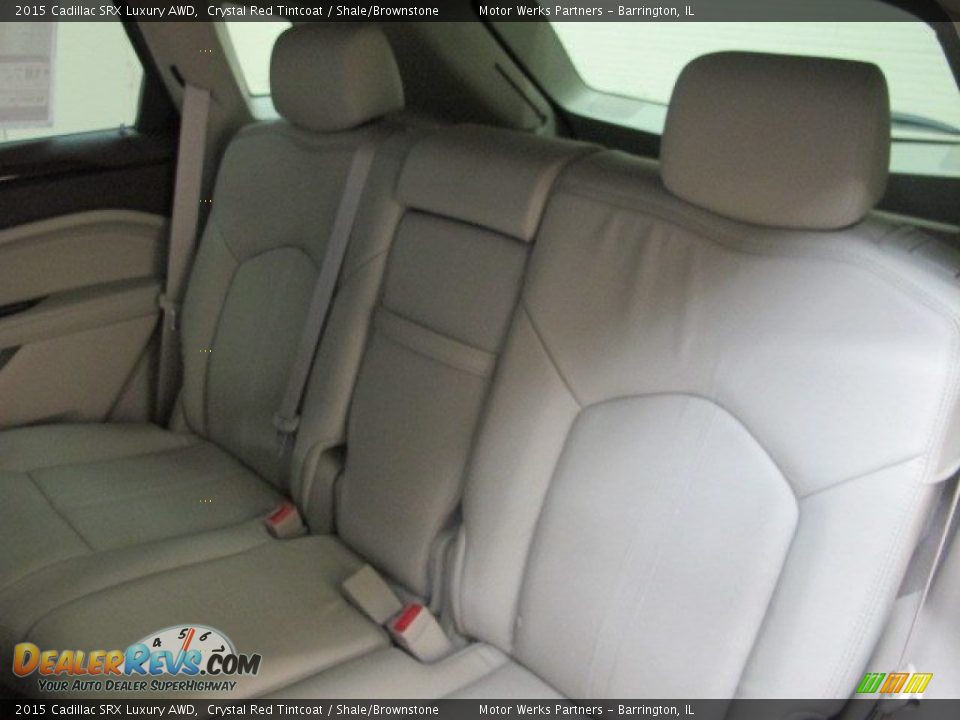 2015 Cadillac SRX Luxury AWD Crystal Red Tintcoat / Shale/Brownstone Photo #14