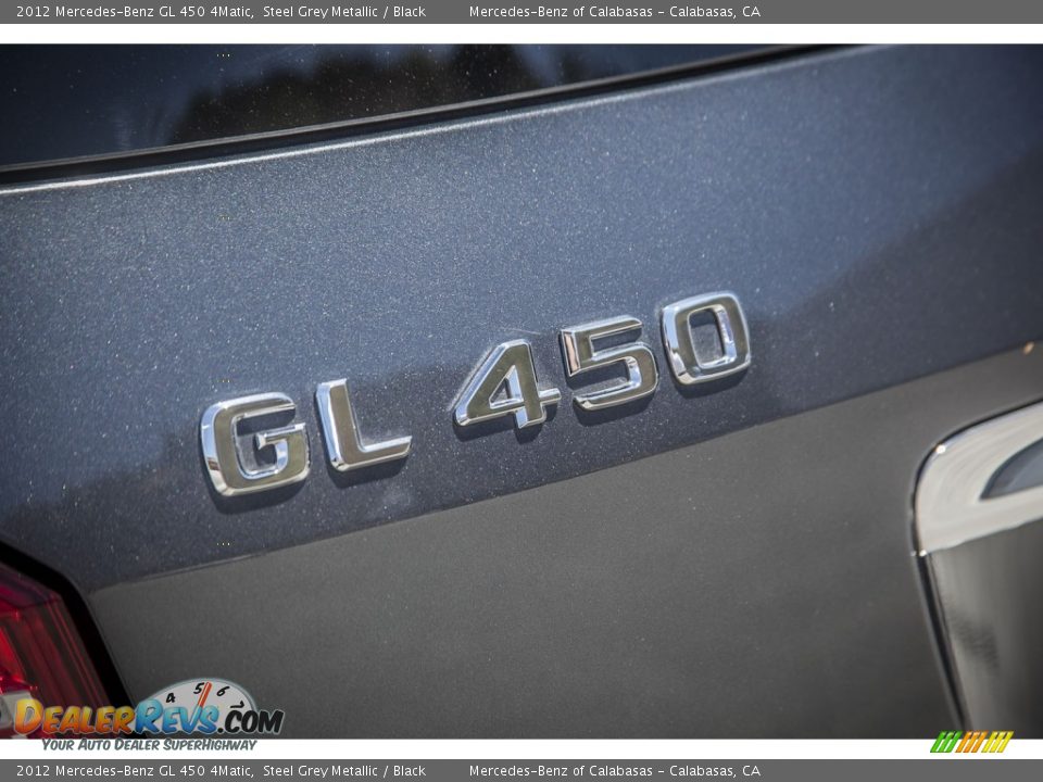 2012 Mercedes-Benz GL 450 4Matic Steel Grey Metallic / Black Photo #7