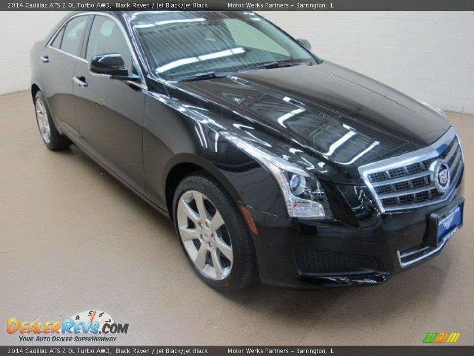 2014 Cadillac ATS 2.0L Turbo AWD Black Raven / Jet Black/Jet Black Photo #1