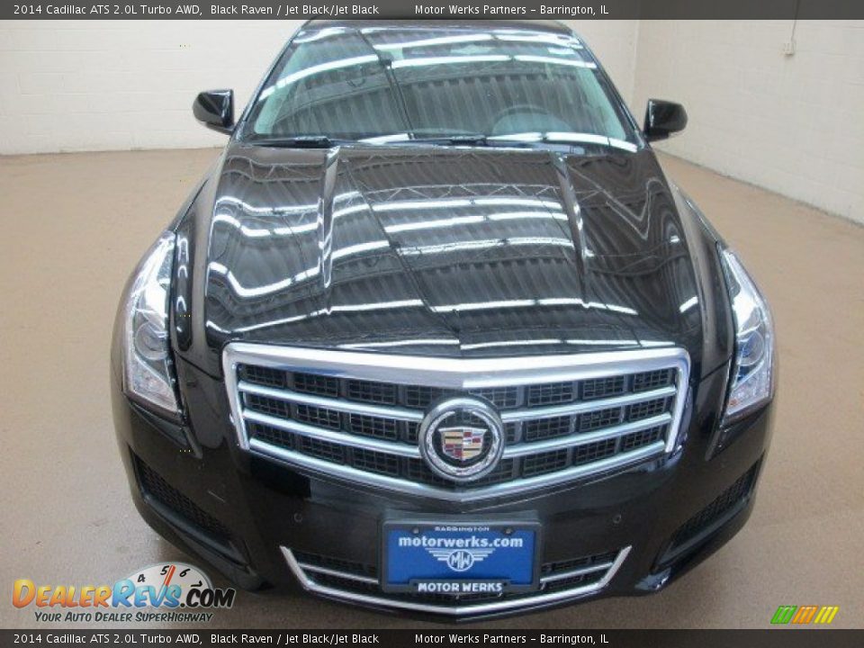 2014 Cadillac ATS 2.0L Turbo AWD Black Raven / Jet Black/Jet Black Photo #2