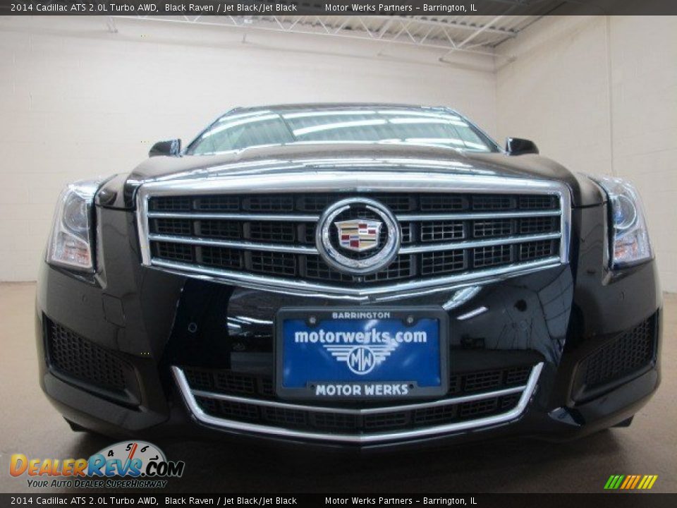 2014 Cadillac ATS 2.0L Turbo AWD Black Raven / Jet Black/Jet Black Photo #3