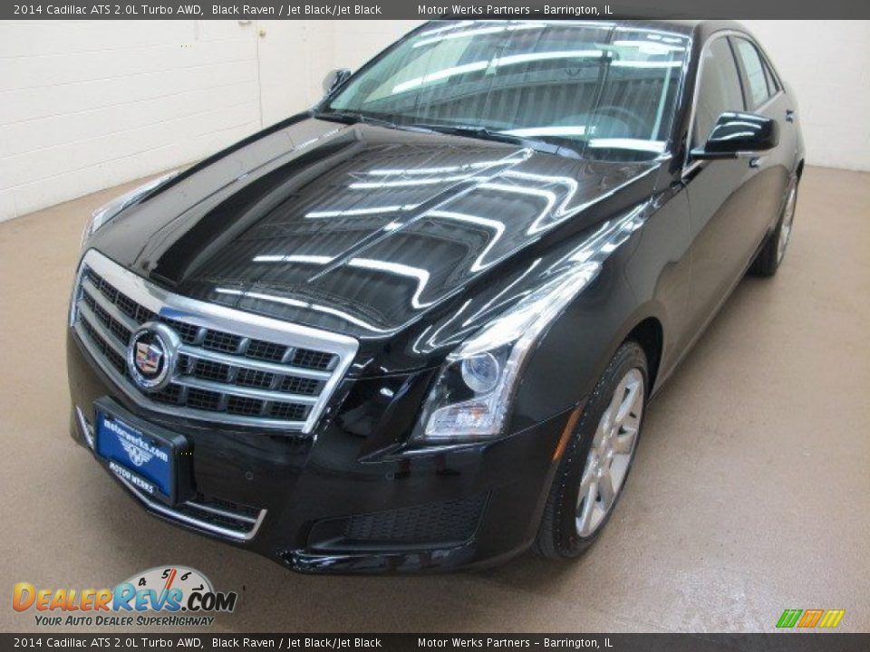 2014 Cadillac ATS 2.0L Turbo AWD Black Raven / Jet Black/Jet Black Photo #4