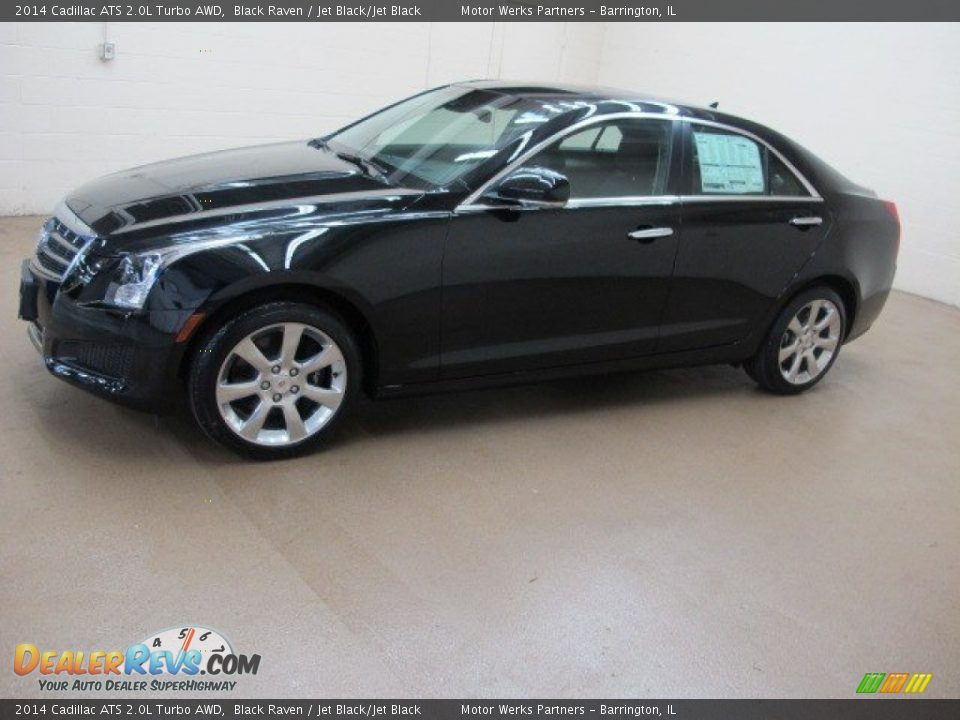 2014 Cadillac ATS 2.0L Turbo AWD Black Raven / Jet Black/Jet Black Photo #5