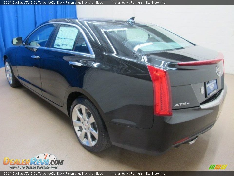 2014 Cadillac ATS 2.0L Turbo AWD Black Raven / Jet Black/Jet Black Photo #6