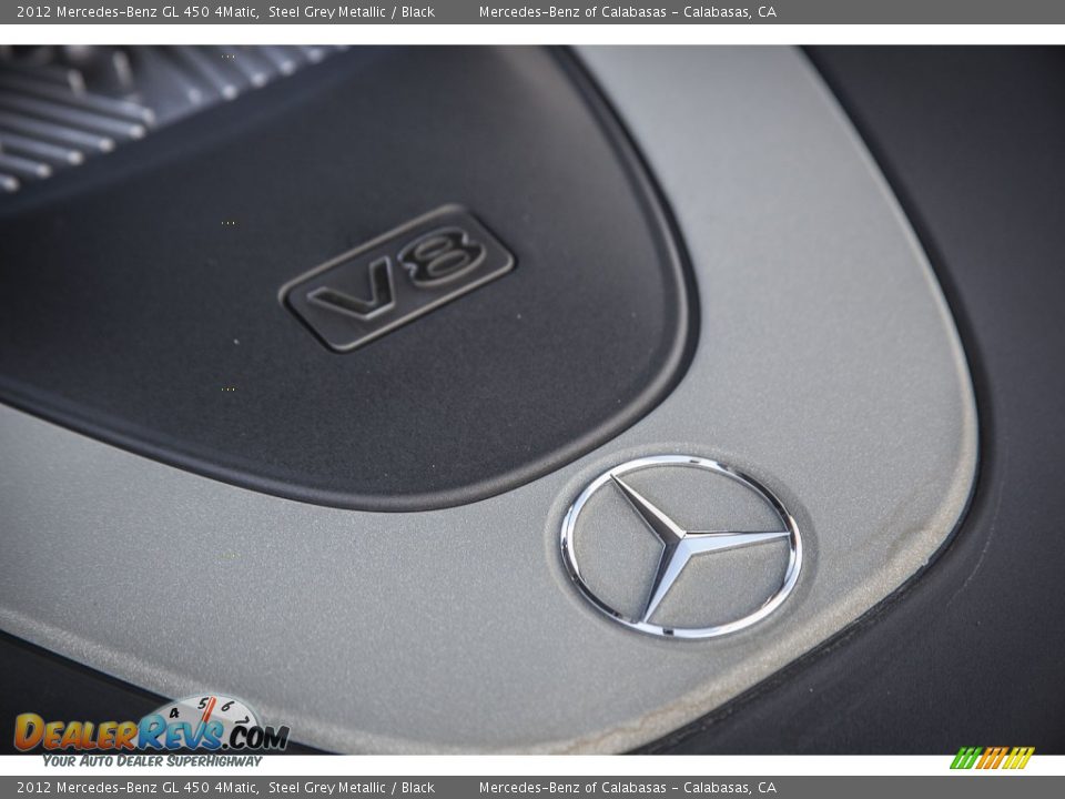 2012 Mercedes-Benz GL 450 4Matic Steel Grey Metallic / Black Photo #26