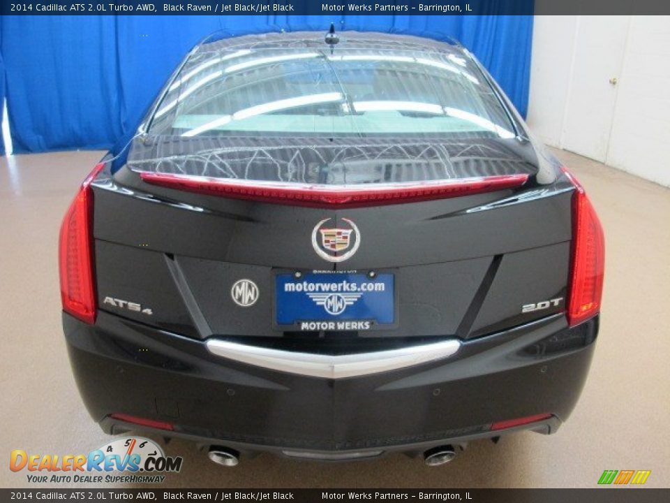 2014 Cadillac ATS 2.0L Turbo AWD Black Raven / Jet Black/Jet Black Photo #7