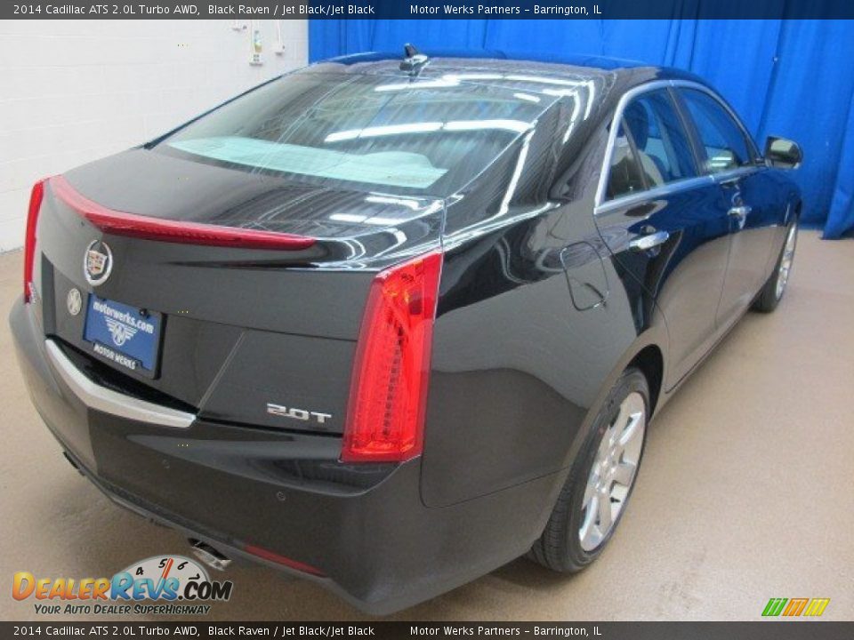 2014 Cadillac ATS 2.0L Turbo AWD Black Raven / Jet Black/Jet Black Photo #8