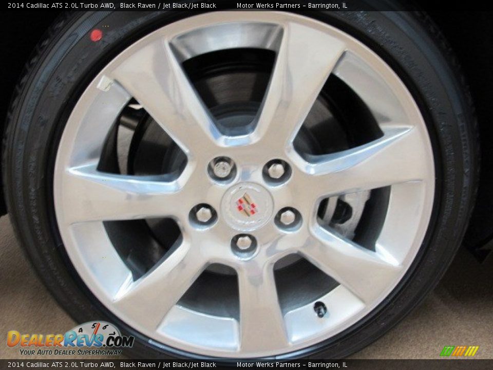 2014 Cadillac ATS 2.0L Turbo AWD Black Raven / Jet Black/Jet Black Photo #10