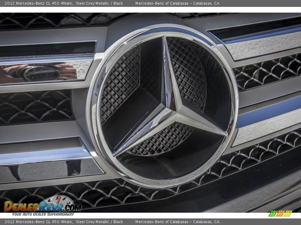 2012 Mercedes-Benz GL 450 4Matic Steel Grey Metallic / Black Photo #28