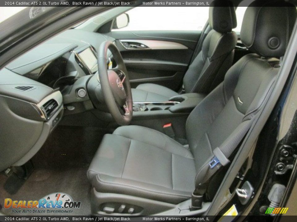 2014 Cadillac ATS 2.0L Turbo AWD Black Raven / Jet Black/Jet Black Photo #11
