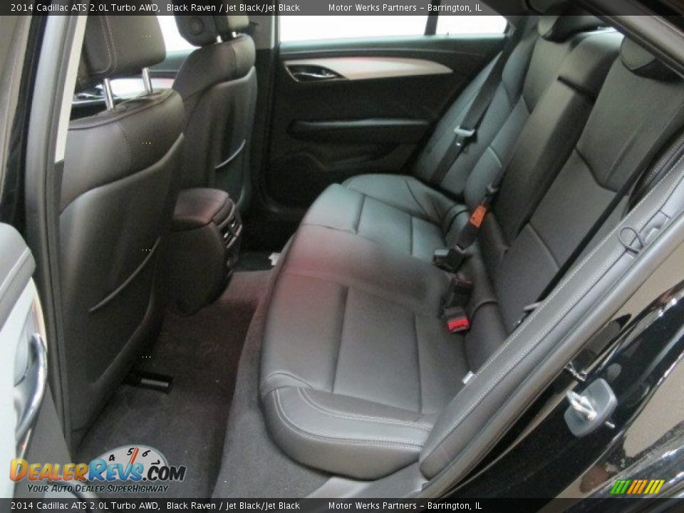 2014 Cadillac ATS 2.0L Turbo AWD Black Raven / Jet Black/Jet Black Photo #13