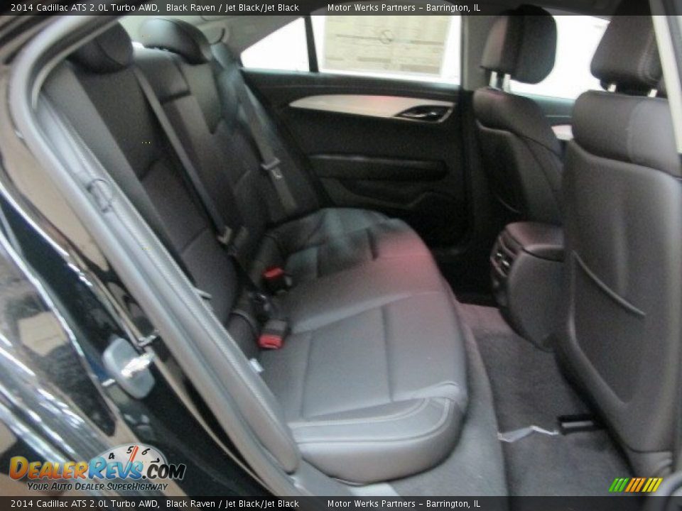 2014 Cadillac ATS 2.0L Turbo AWD Black Raven / Jet Black/Jet Black Photo #15