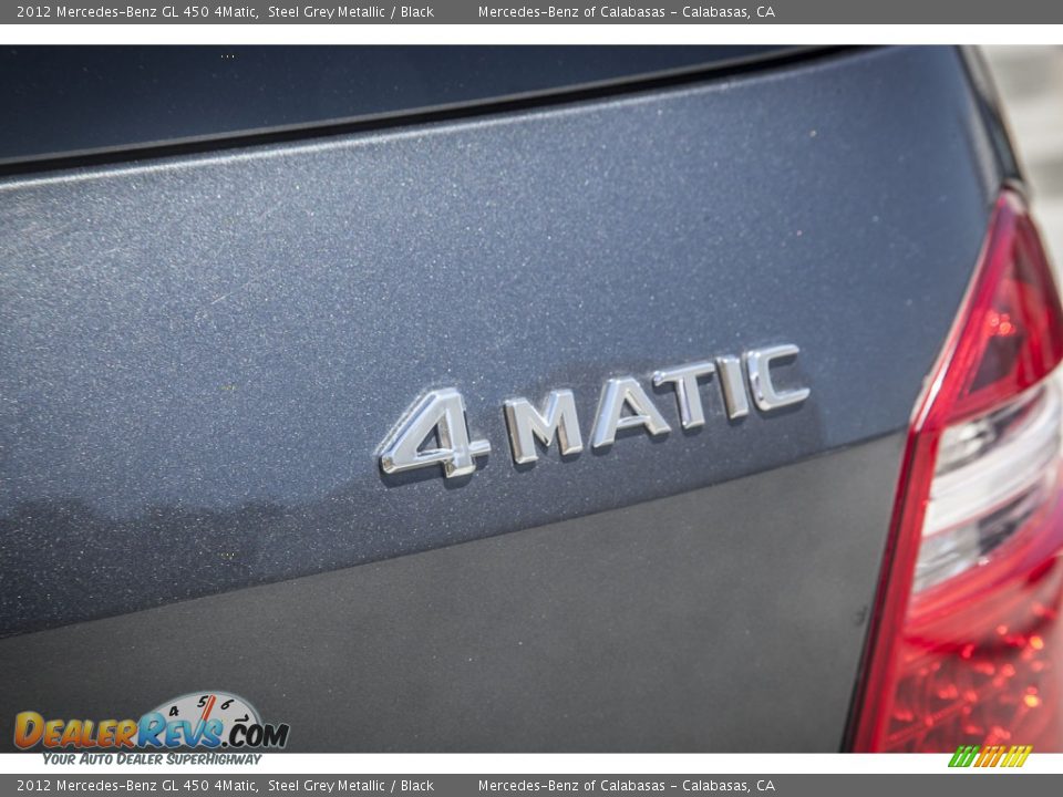 2012 Mercedes-Benz GL 450 4Matic Steel Grey Metallic / Black Photo #31