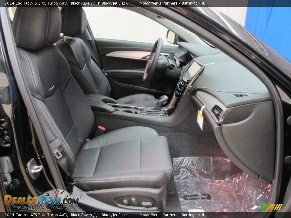 2014 Cadillac ATS 2.0L Turbo AWD Black Raven / Jet Black/Jet Black Photo #17