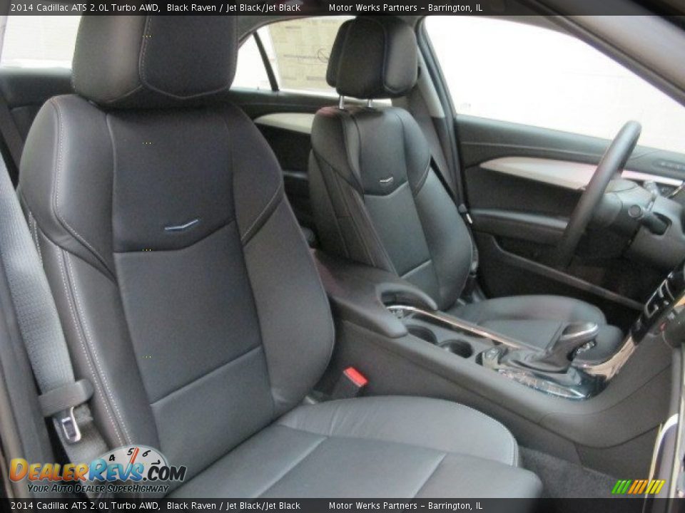 2014 Cadillac ATS 2.0L Turbo AWD Black Raven / Jet Black/Jet Black Photo #18
