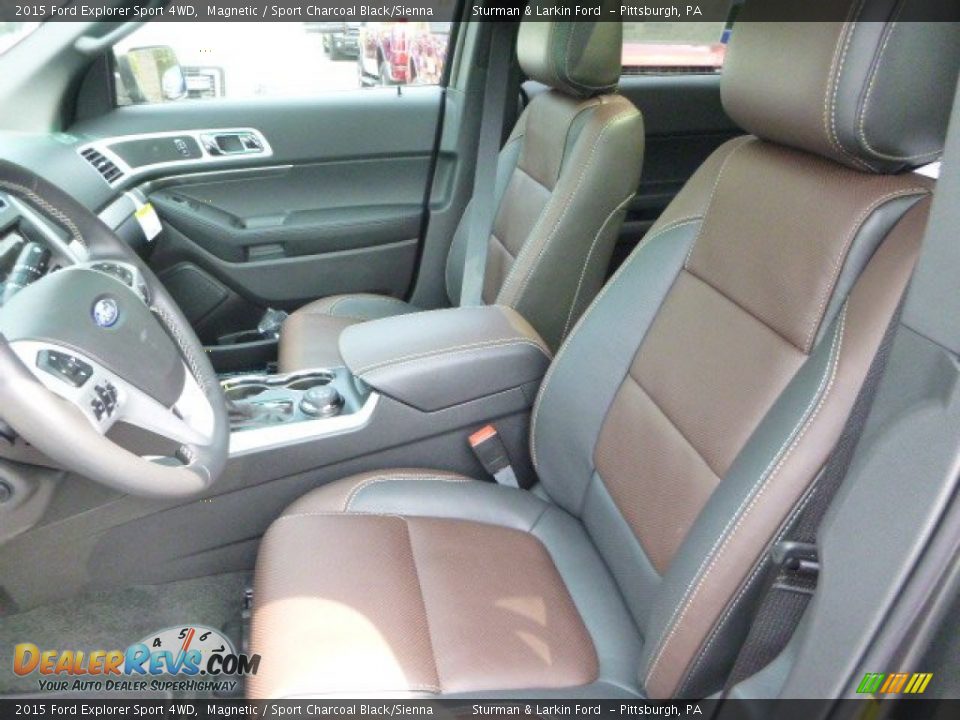 Front Seat of 2015 Ford Explorer Sport 4WD Photo #6