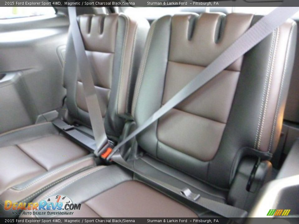Rear Seat of 2015 Ford Explorer Sport 4WD Photo #8
