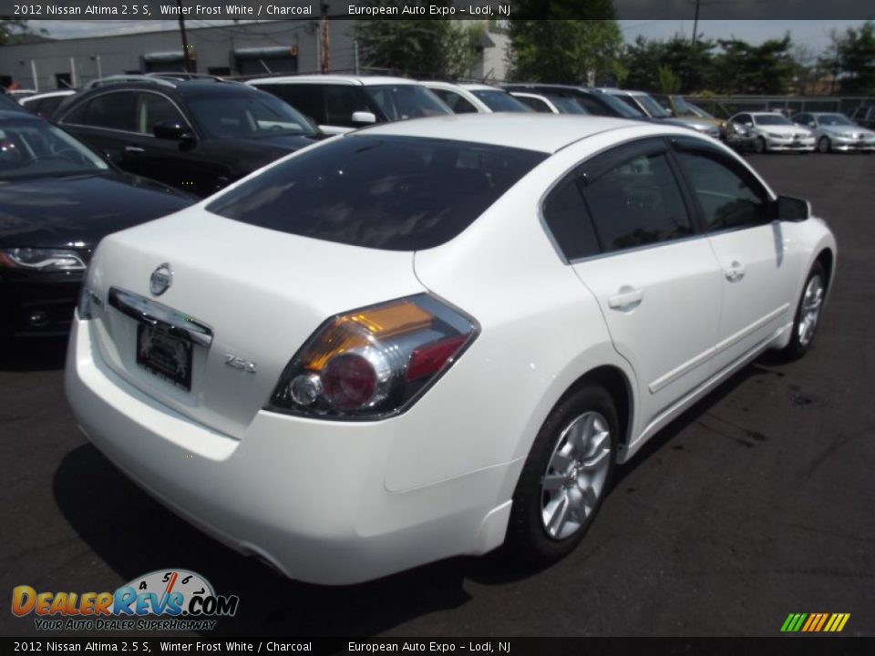 2012 Nissan Altima 2.5 S Winter Frost White / Charcoal Photo #3