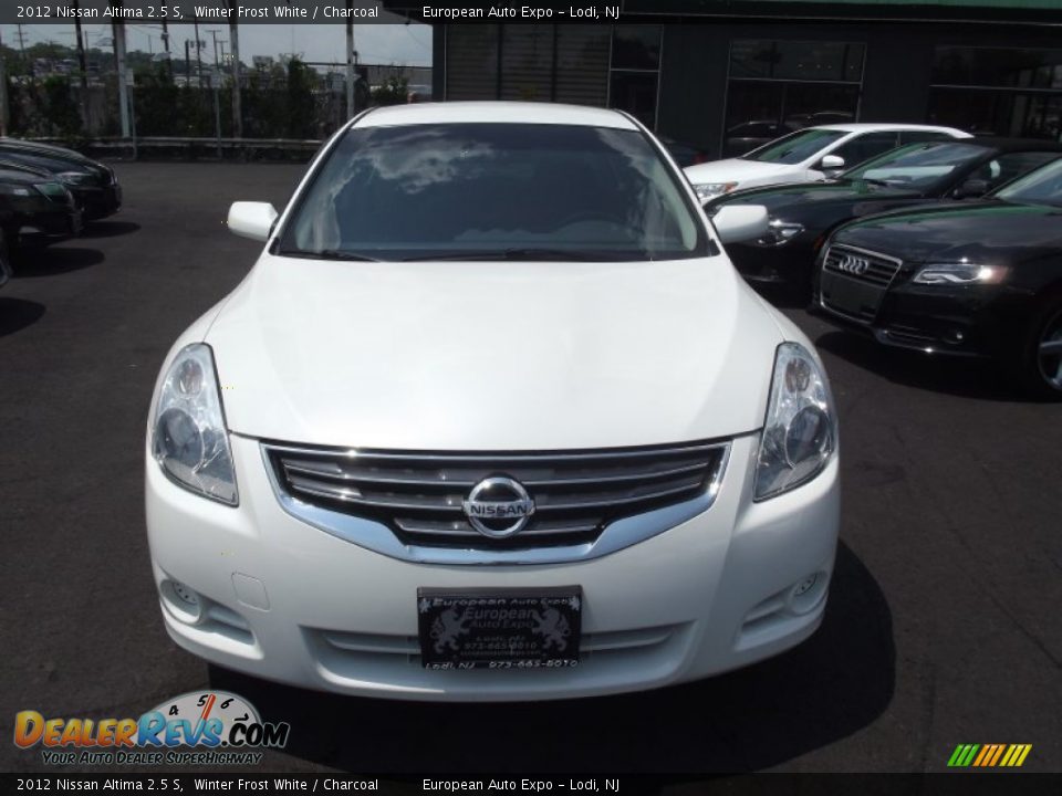 2012 Nissan Altima 2.5 S Winter Frost White / Charcoal Photo #7