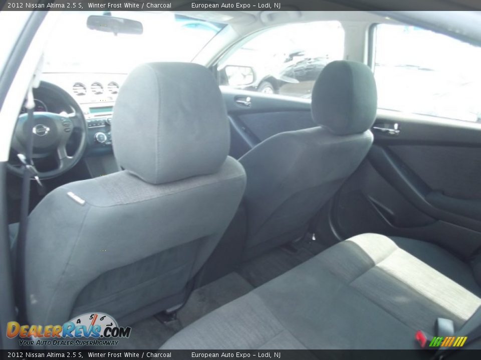 2012 Nissan Altima 2.5 S Winter Frost White / Charcoal Photo #10