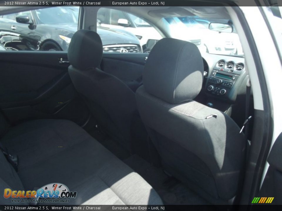 2012 Nissan Altima 2.5 S Winter Frost White / Charcoal Photo #12