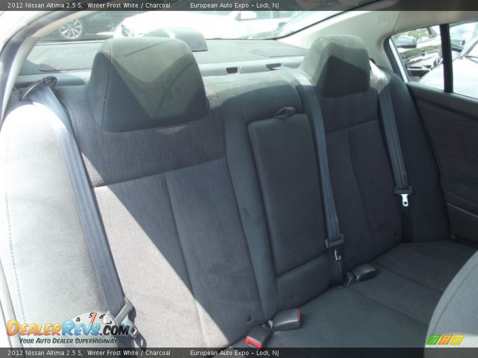 2012 Nissan Altima 2.5 S Winter Frost White / Charcoal Photo #13