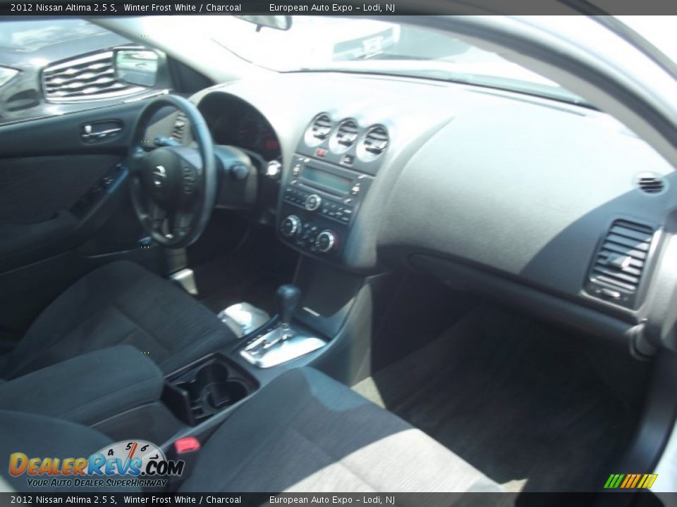 2012 Nissan Altima 2.5 S Winter Frost White / Charcoal Photo #14