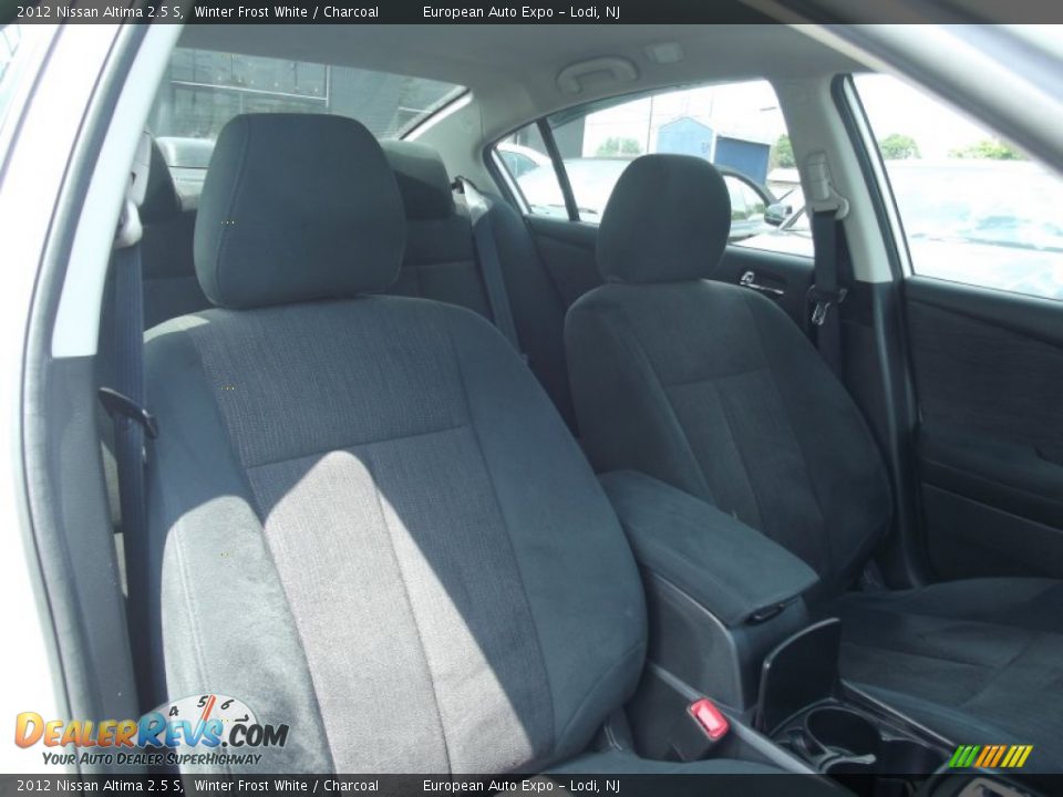 2012 Nissan Altima 2.5 S Winter Frost White / Charcoal Photo #15