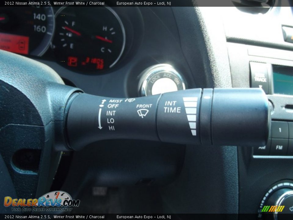 2012 Nissan Altima 2.5 S Winter Frost White / Charcoal Photo #23