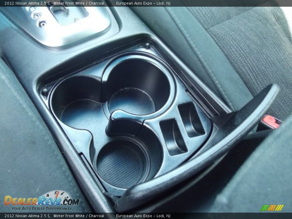 2012 Nissan Altima 2.5 S Winter Frost White / Charcoal Photo #28