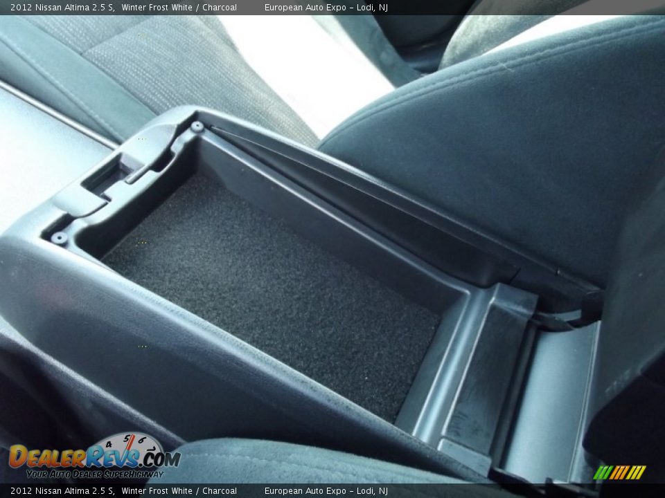 2012 Nissan Altima 2.5 S Winter Frost White / Charcoal Photo #29