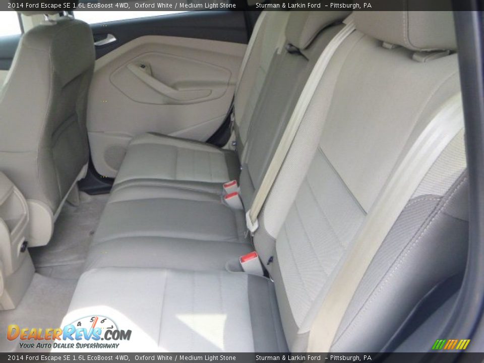 2014 Ford Escape SE 1.6L EcoBoost 4WD Oxford White / Medium Light Stone Photo #8