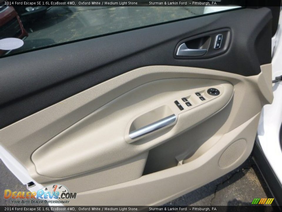 2014 Ford Escape SE 1.6L EcoBoost 4WD Oxford White / Medium Light Stone Photo #10