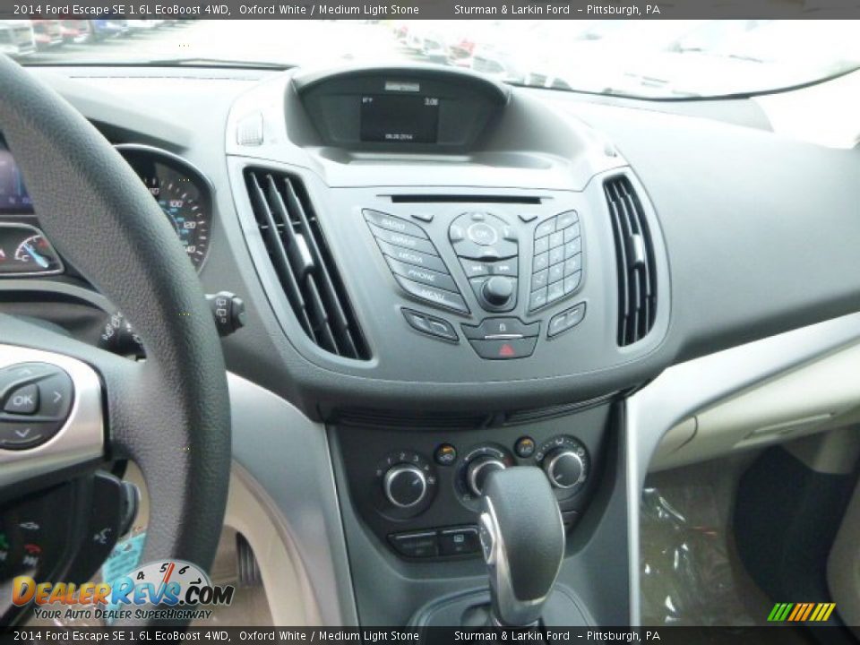 2014 Ford Escape SE 1.6L EcoBoost 4WD Oxford White / Medium Light Stone Photo #12