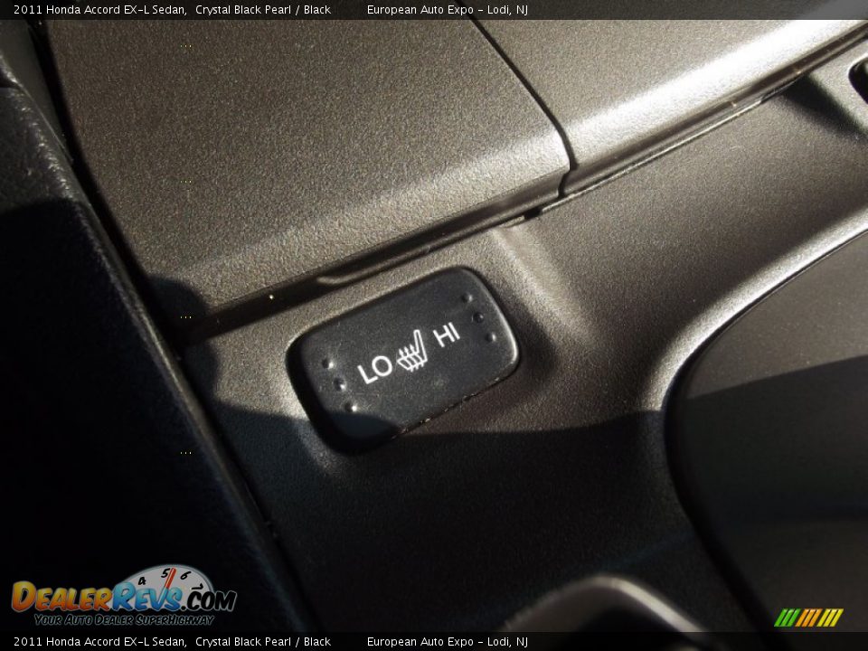 2011 Honda Accord EX-L Sedan Crystal Black Pearl / Black Photo #19