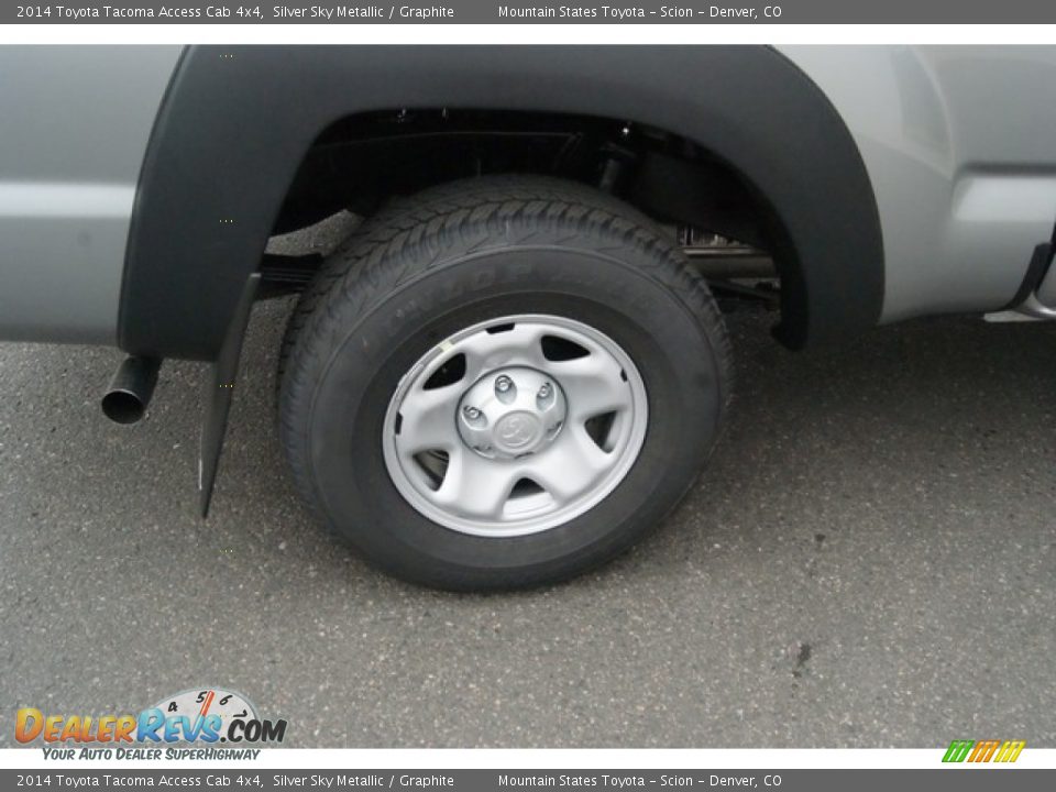 2014 Toyota Tacoma Access Cab 4x4 Silver Sky Metallic / Graphite Photo #10