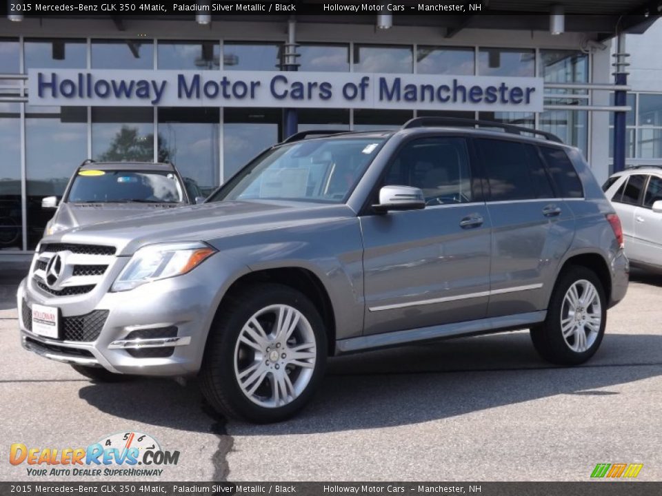 2015 Mercedes-Benz GLK 350 4Matic Paladium Silver Metallic / Black Photo #1
