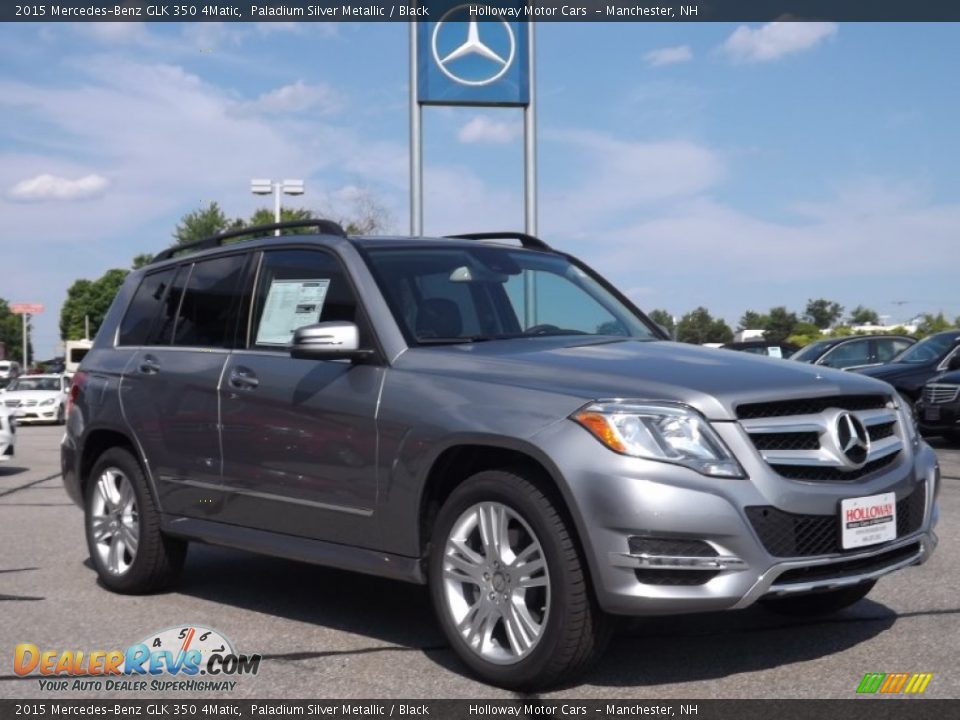 2015 Mercedes-Benz GLK 350 4Matic Paladium Silver Metallic / Black Photo #3