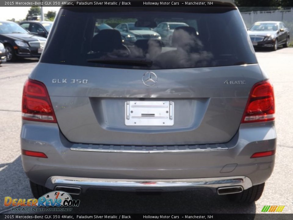 2015 Mercedes-Benz GLK 350 4Matic Paladium Silver Metallic / Black Photo #4