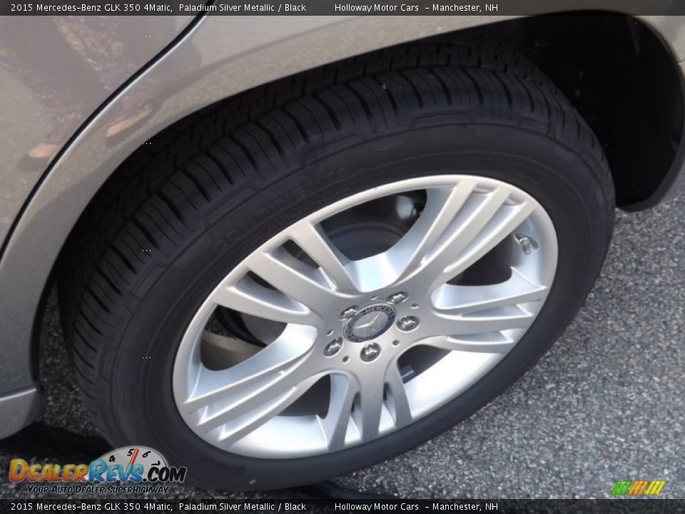 2015 Mercedes-Benz GLK 350 4Matic Paladium Silver Metallic / Black Photo #5