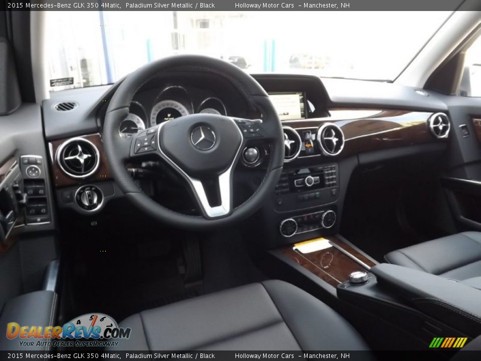 2015 Mercedes-Benz GLK 350 4Matic Paladium Silver Metallic / Black Photo #10