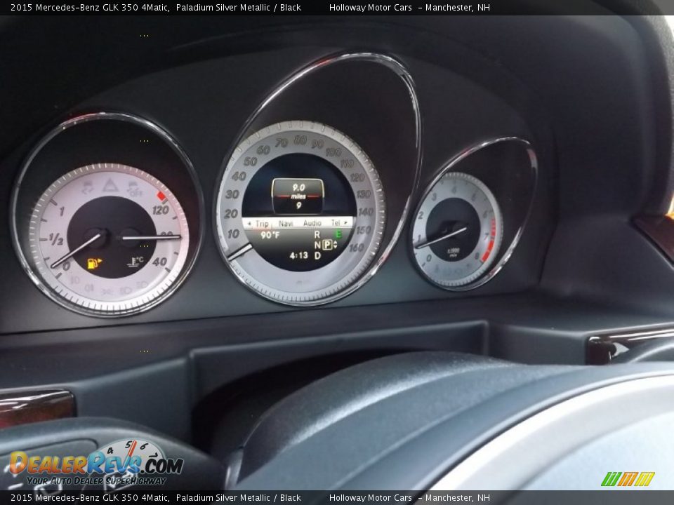 2015 Mercedes-Benz GLK 350 4Matic Paladium Silver Metallic / Black Photo #16