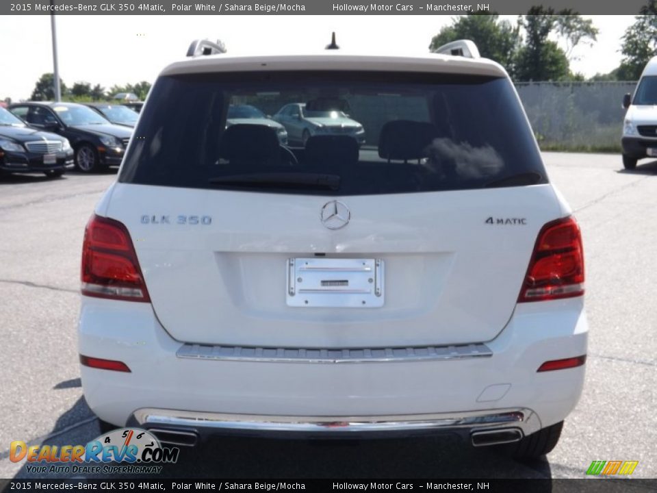 2015 Mercedes-Benz GLK 350 4Matic Polar White / Sahara Beige/Mocha Photo #4
