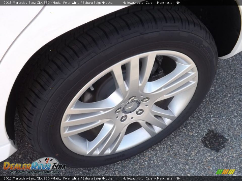 2015 Mercedes-Benz GLK 350 4Matic Polar White / Sahara Beige/Mocha Photo #5
