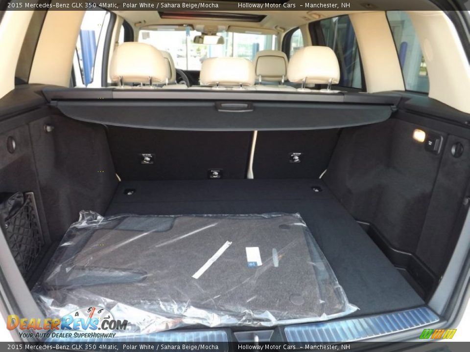 2015 Mercedes-Benz GLK 350 4Matic Polar White / Sahara Beige/Mocha Photo #6