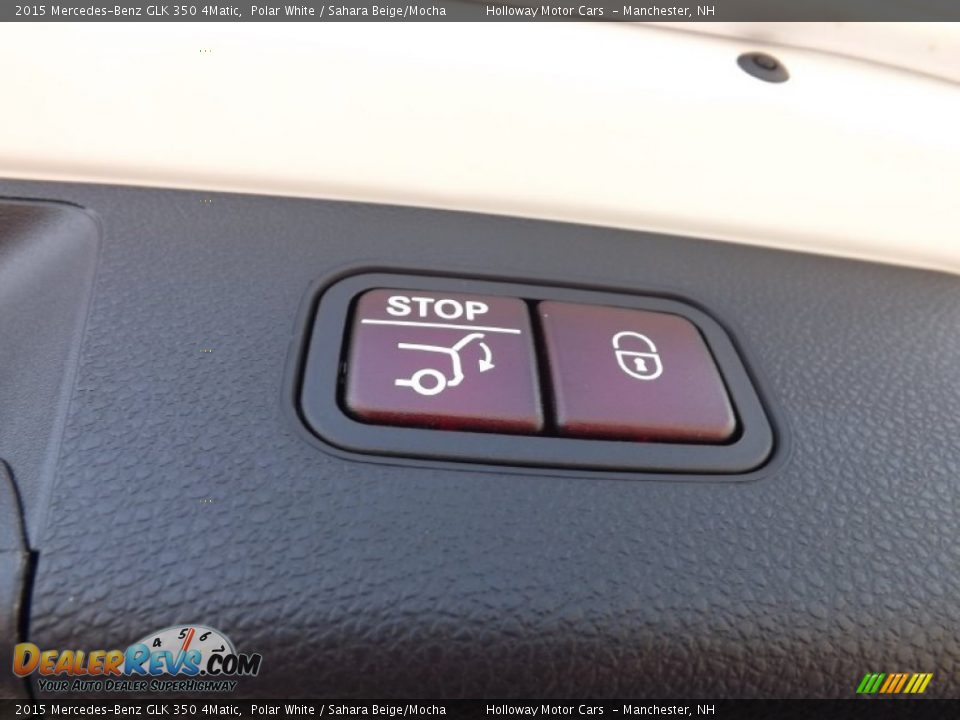 2015 Mercedes-Benz GLK 350 4Matic Polar White / Sahara Beige/Mocha Photo #7